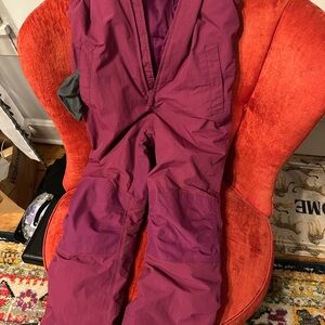 Lands End Girls Purple Snow Pants